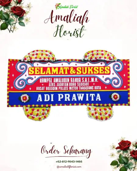 Papan Bunga Ucapan Selamat Kedawung